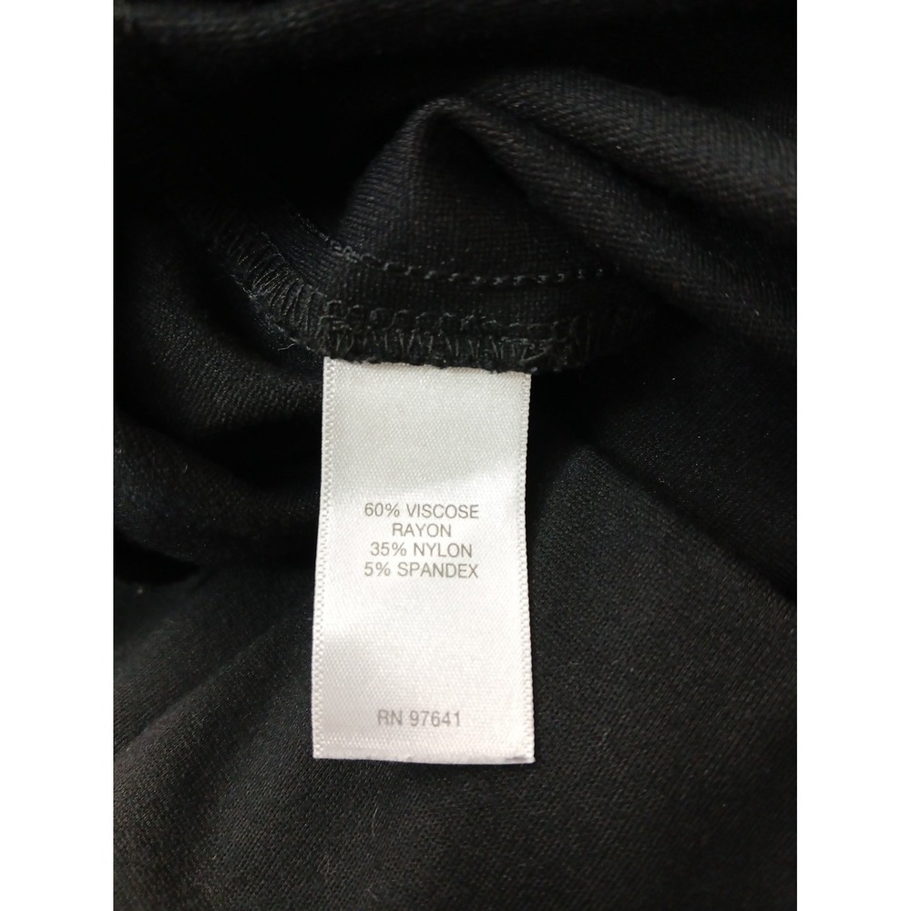 J Jill Black Pull On Ponte Knit Slim Leg Pants Women's Size Medium Viscose Bld - Picture 15 of 16